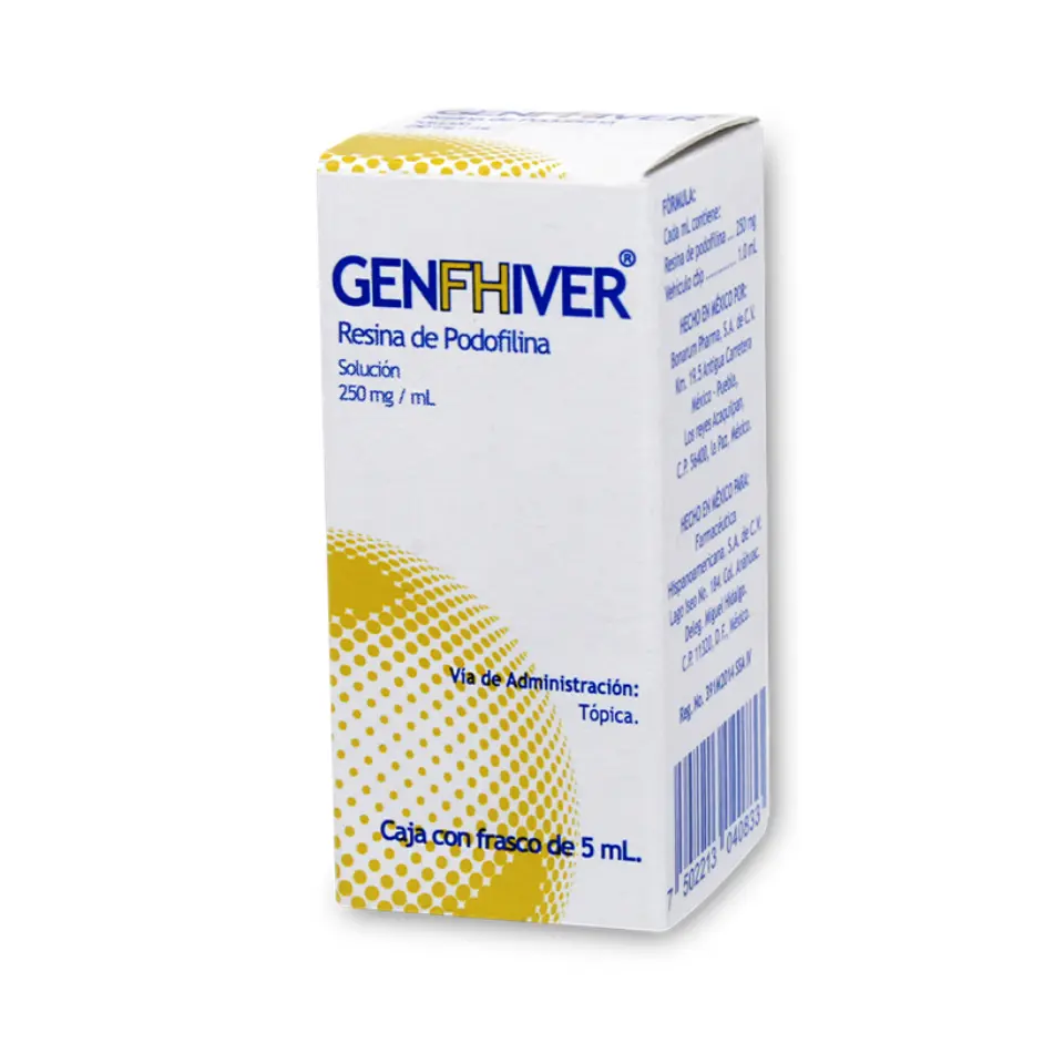 GENFHIVER 250 MG (PODOFILINA)