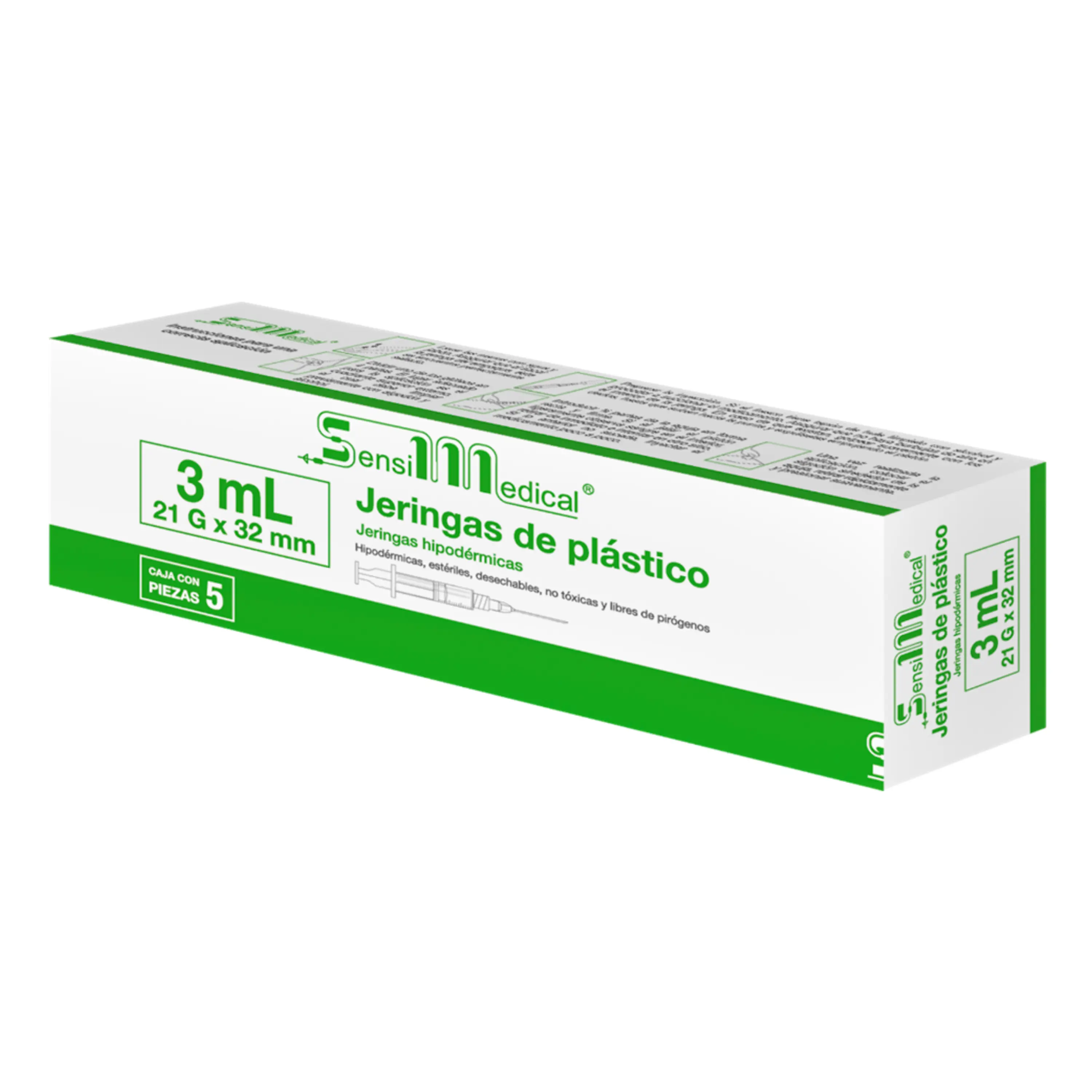 JERINGAS 3ML C/AGUJA - SENSIMEDICAL