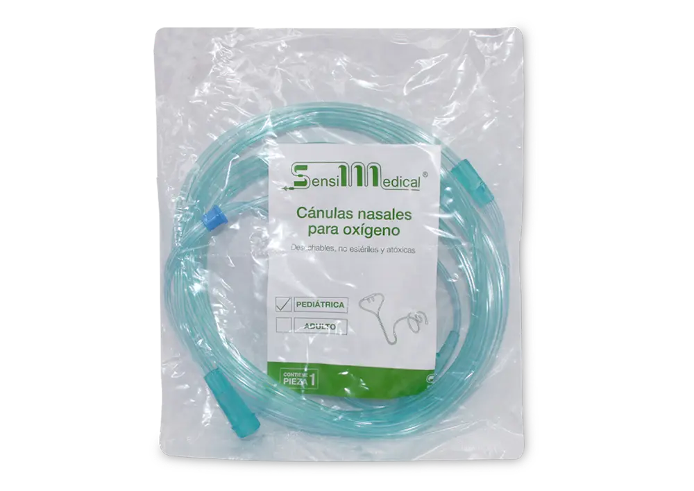 CANULAS P/OXIGENO PEDIATRICO PZA - SENSIMEDICAL
