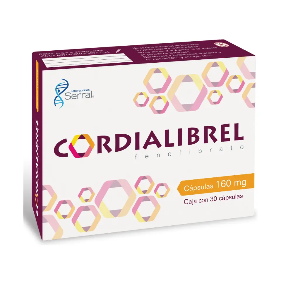 CORDIALIBREL 160 MG /FENOFIBRATO