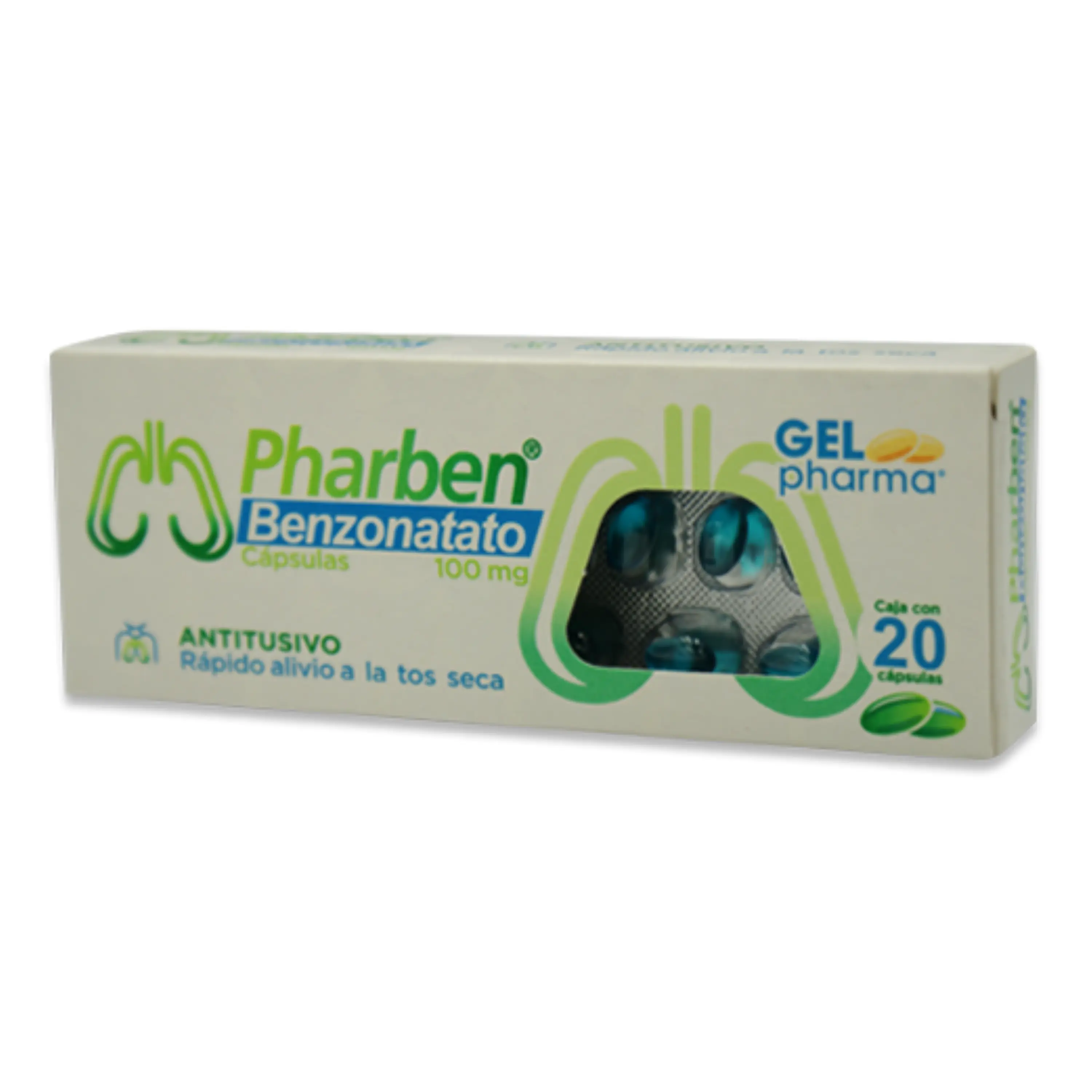 PHARBEN 100 MG PERLAS
