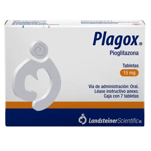 PLAGOX 15 MG (PLIOGLITAZONA)