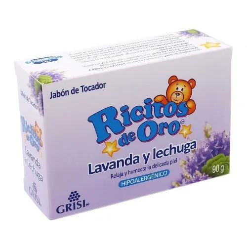 JABON RICITOS DE ORO LAVANDA LECHUGA