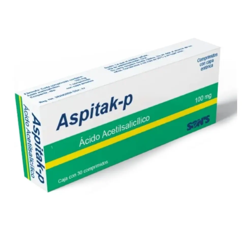 ASPITAK-P 100 MG