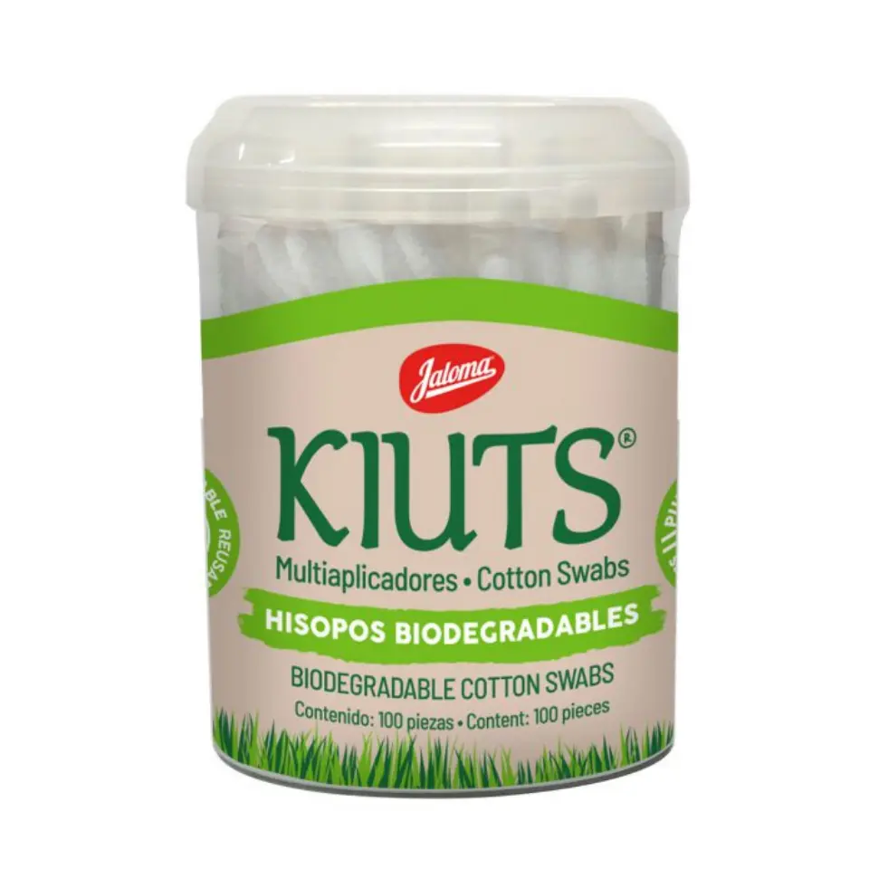 APLICADOR DE ALGODON KIUTS HISOPOS BIODEGRADABLES