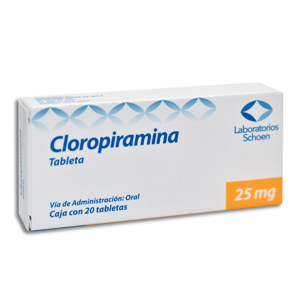 CLOROPIRAMINA 25 MG - SCHOEN