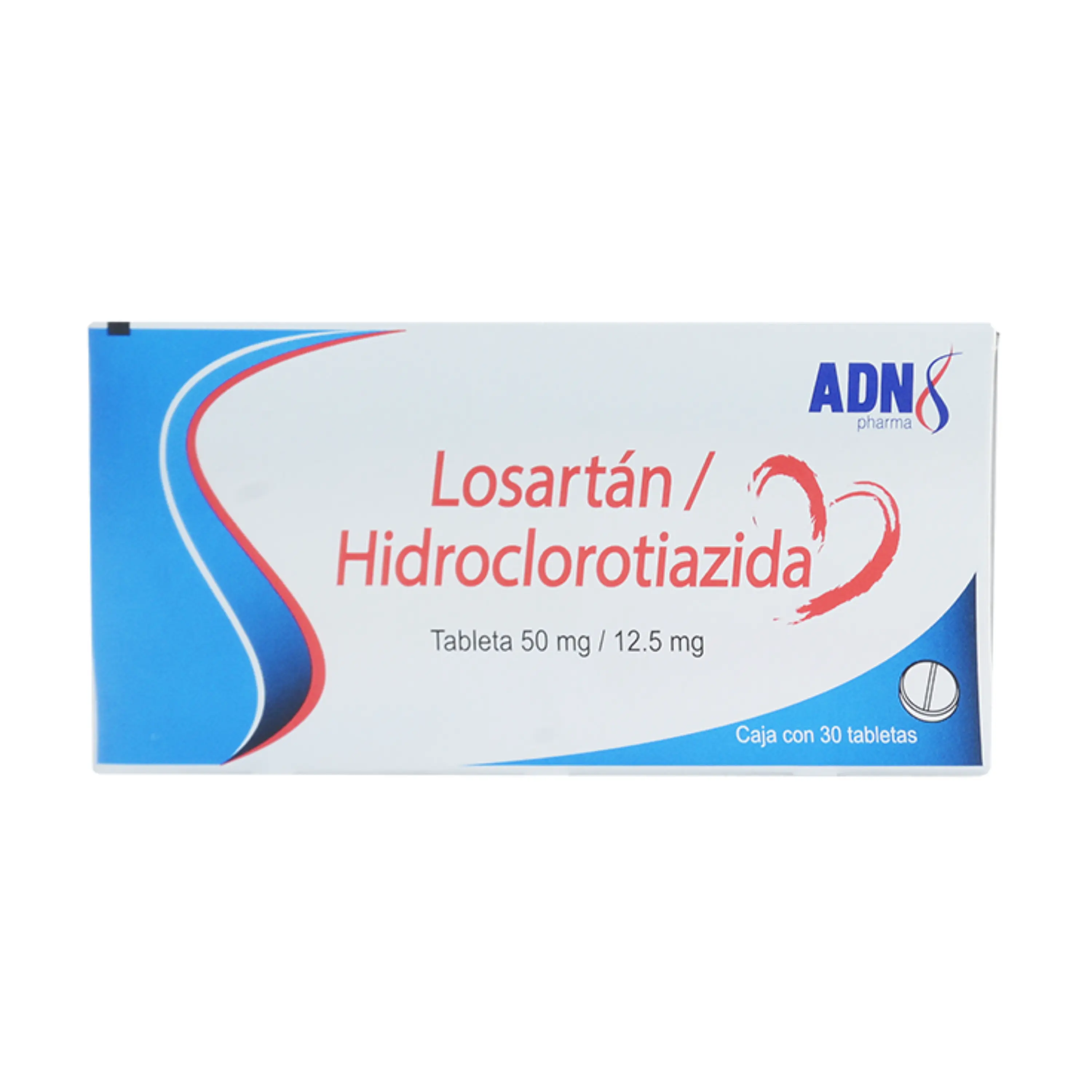 LOSARTAN, HIDROCLOROTIAZIDA. 50-12.5 MG (ADN)