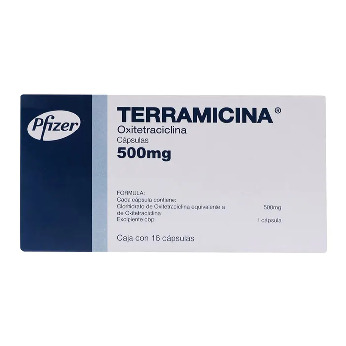 TERRAMICINA 500 MG