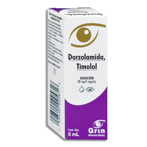 DORZOLAMIDA TIMOLOL SOL 20MG/