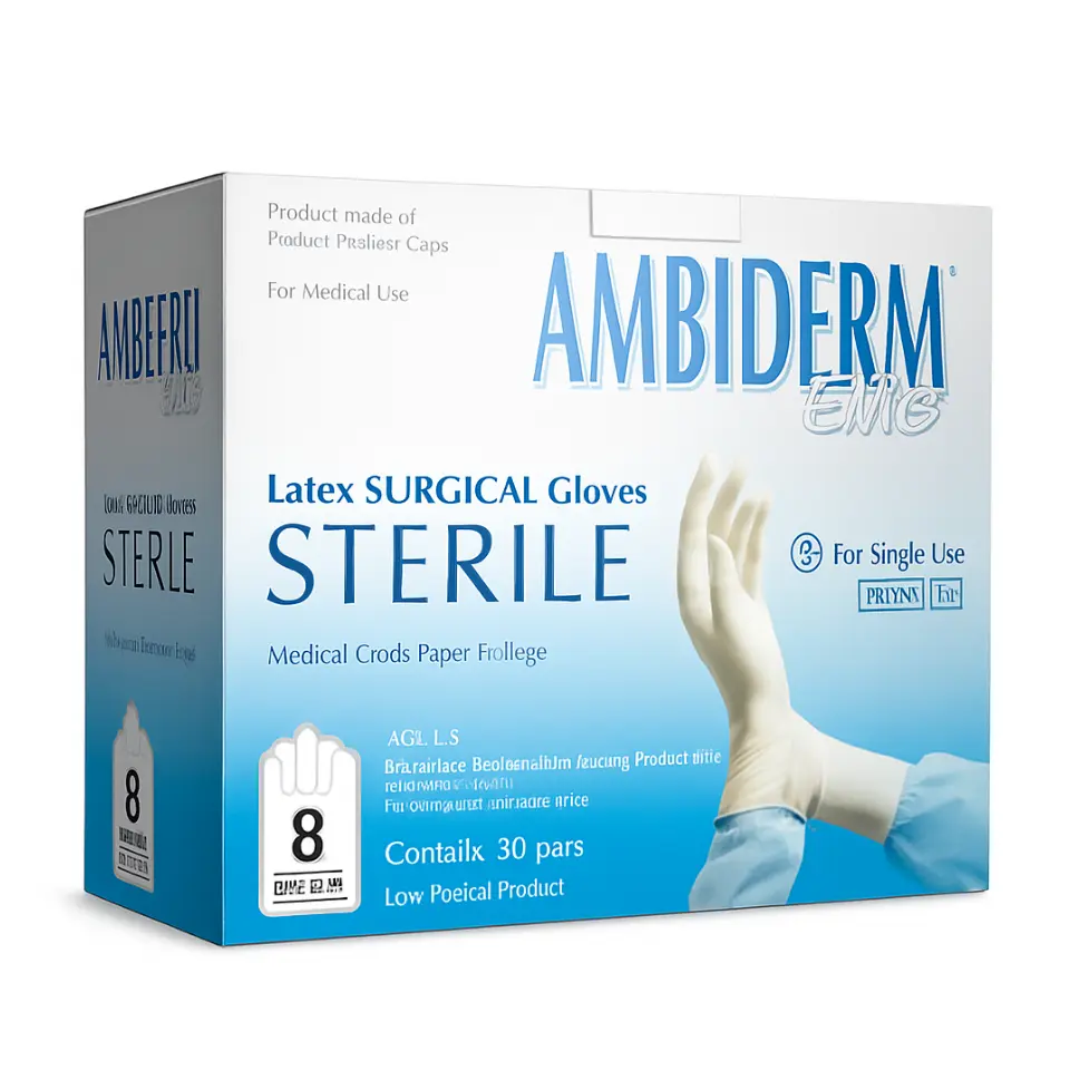 GUANTE ESTERIL SURGICAL #8 PARES