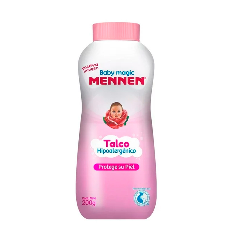 TALCO BABY MAGIC MENNEN ROSA