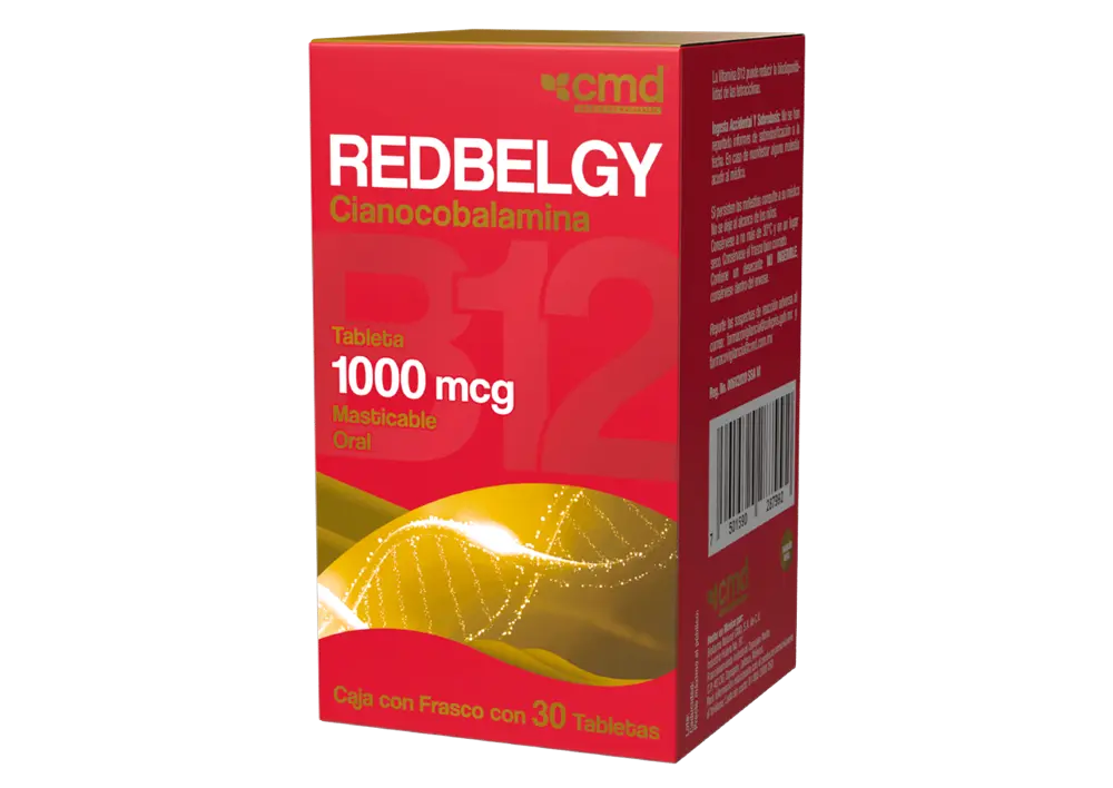REDBELGY 1000 MCG MASTICABLES