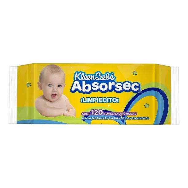 ABSORSEC TOALLITAS HUMEDAS KLEENBEBÉ