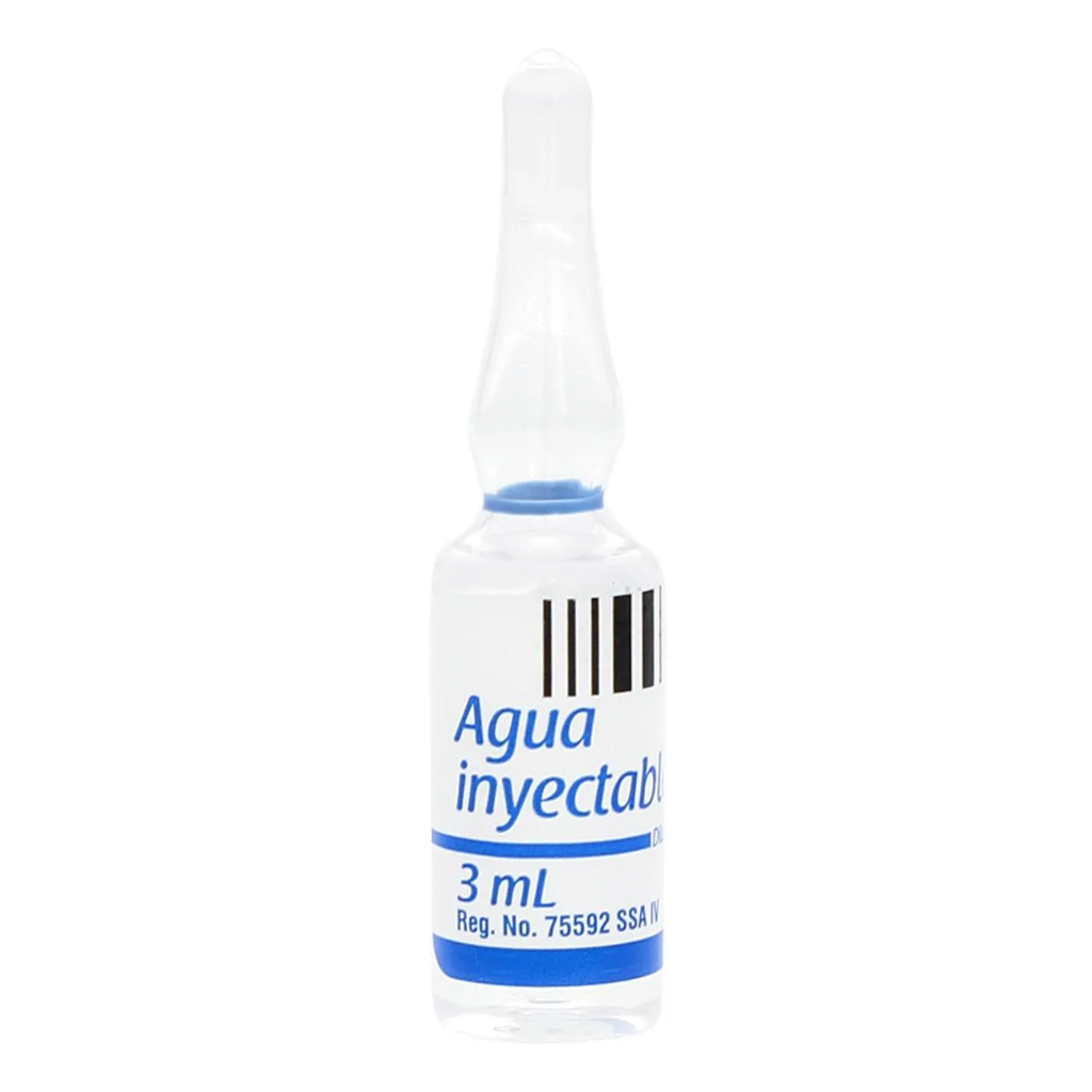 AGUA INYECTABLE CON 100AMP