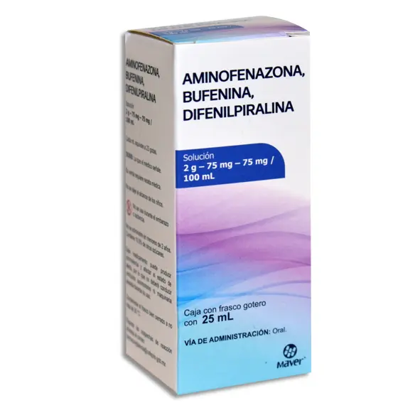 AMINOFENAZONA, BUFENINA, DIFENILPIRALINA