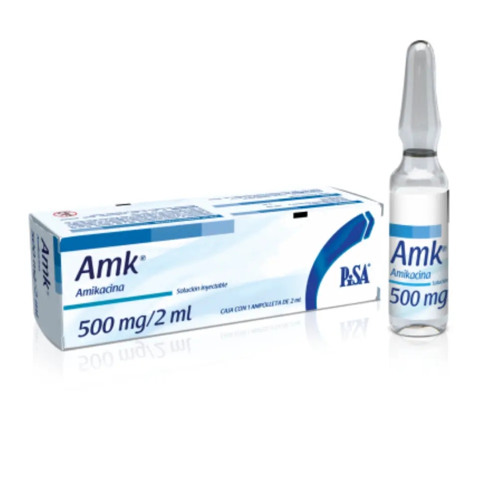 AMK INYEC VIDRIO 500MG 2ML