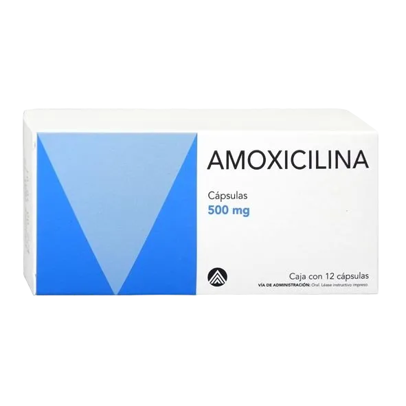 AMOXICILINA 500 MG C/12 CAPSULAS