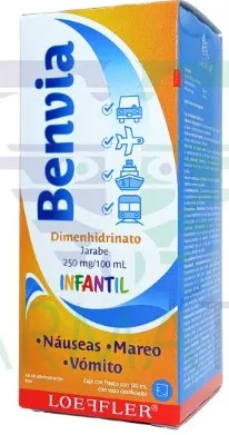 BENVIA 250 MG C/120 ML (DIMENHIDRINATO)