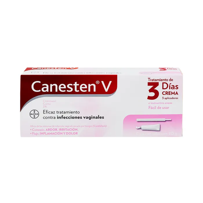 CANESTEN V CRE C/3 APLICADORES