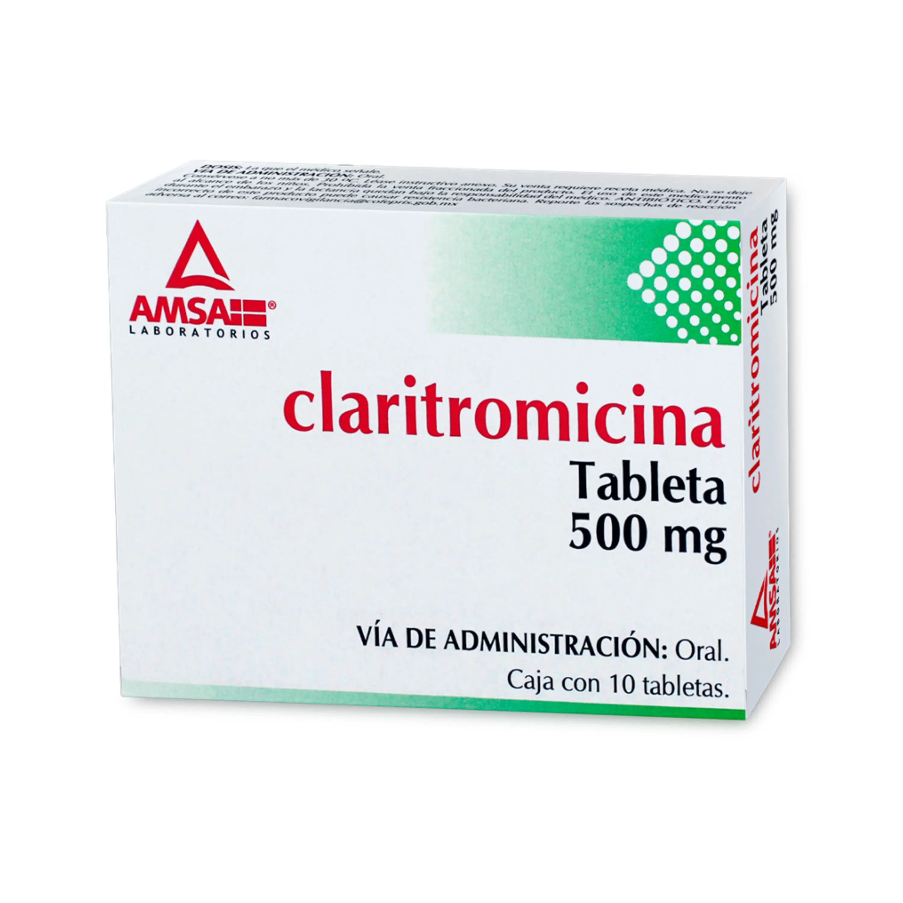 CLARITROMICINA 500MG
