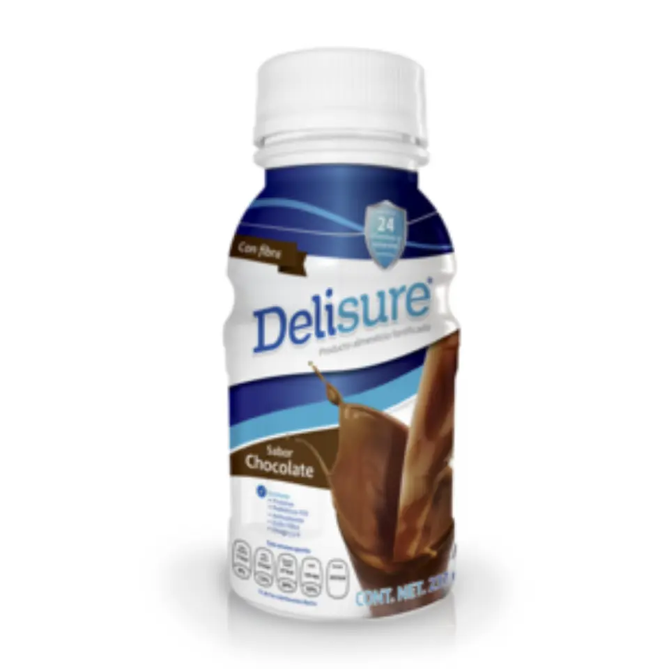 DELISURE CHOCOLATE C/FIBRA ENVASE C/237ML