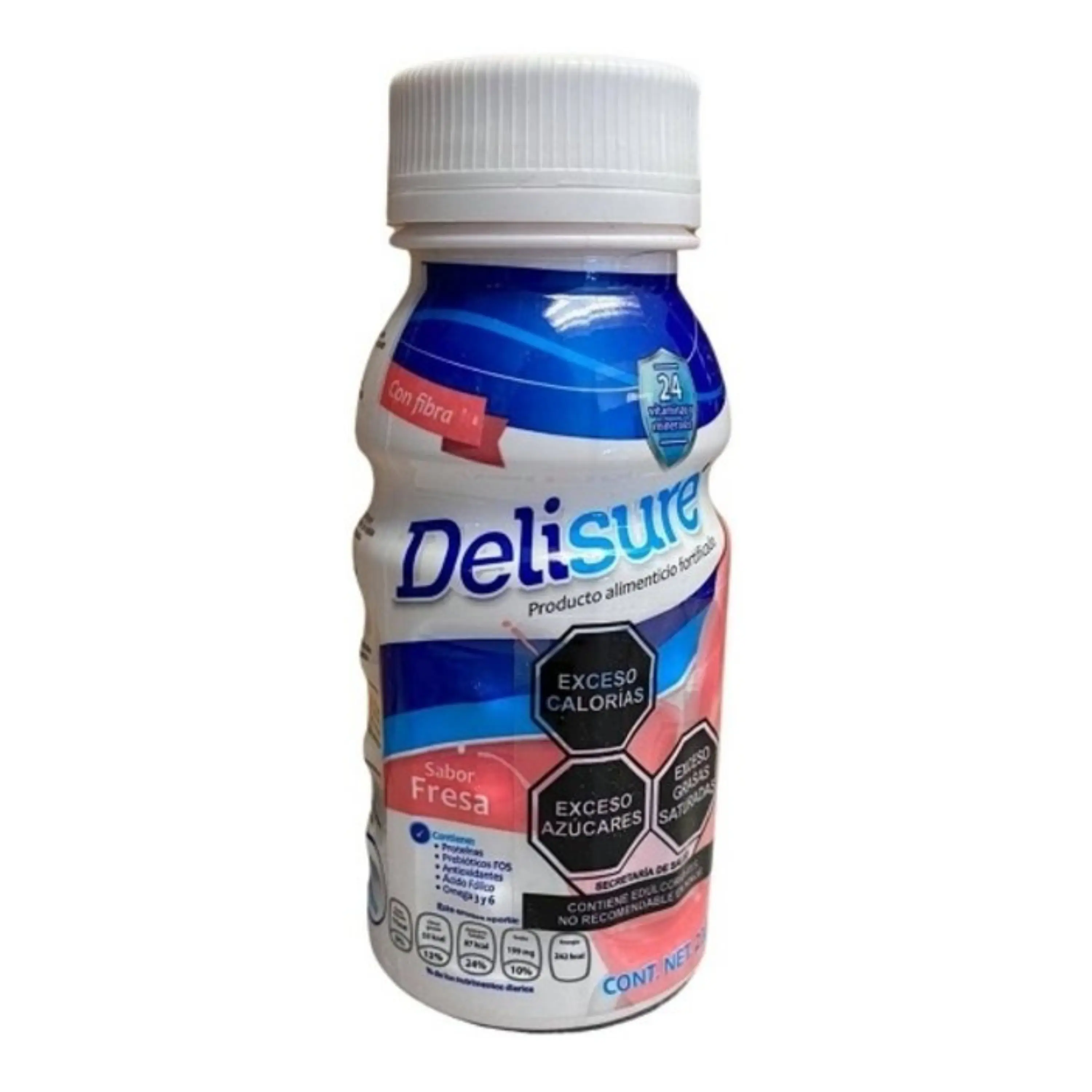DELISURE FRESA C/FIBRA ENVASE C/237ML