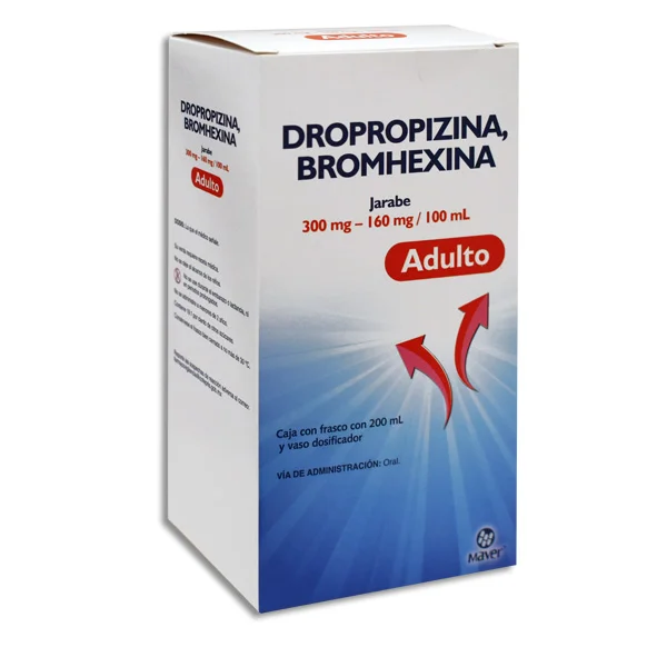 DROPROPIZINA/BROMHEXINA ADULTO 300MG