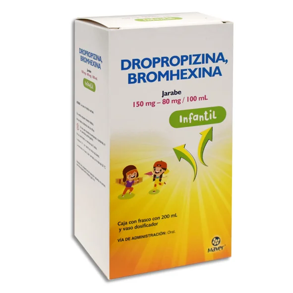 DROPROPIZINA/BROMHEXINA INF 150MG