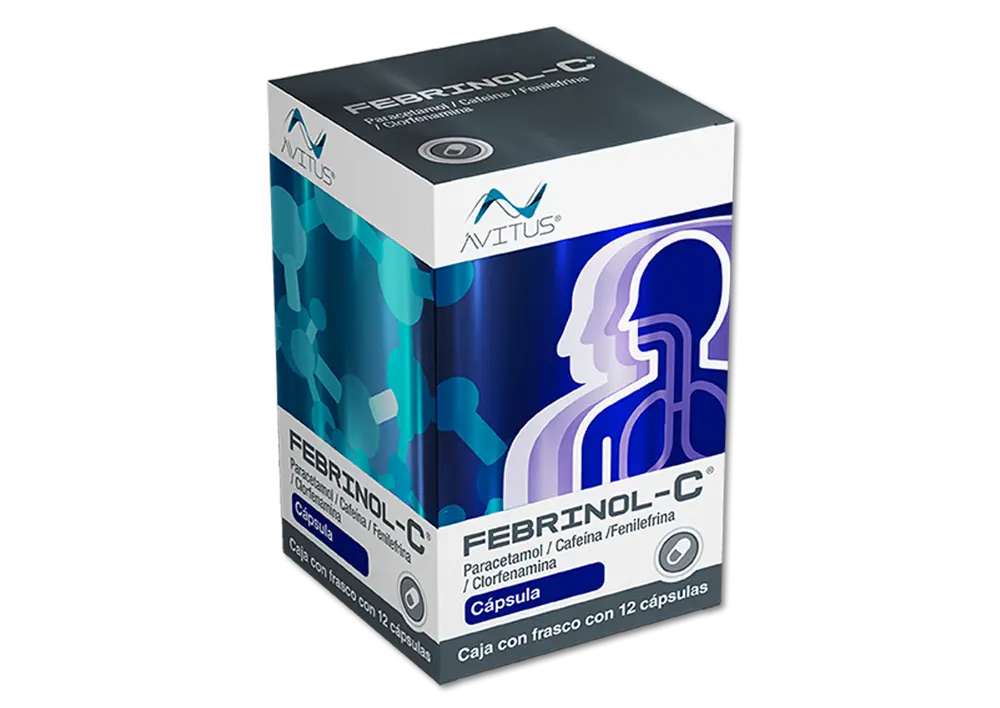 FEBRINOL-C C/12 CAPS