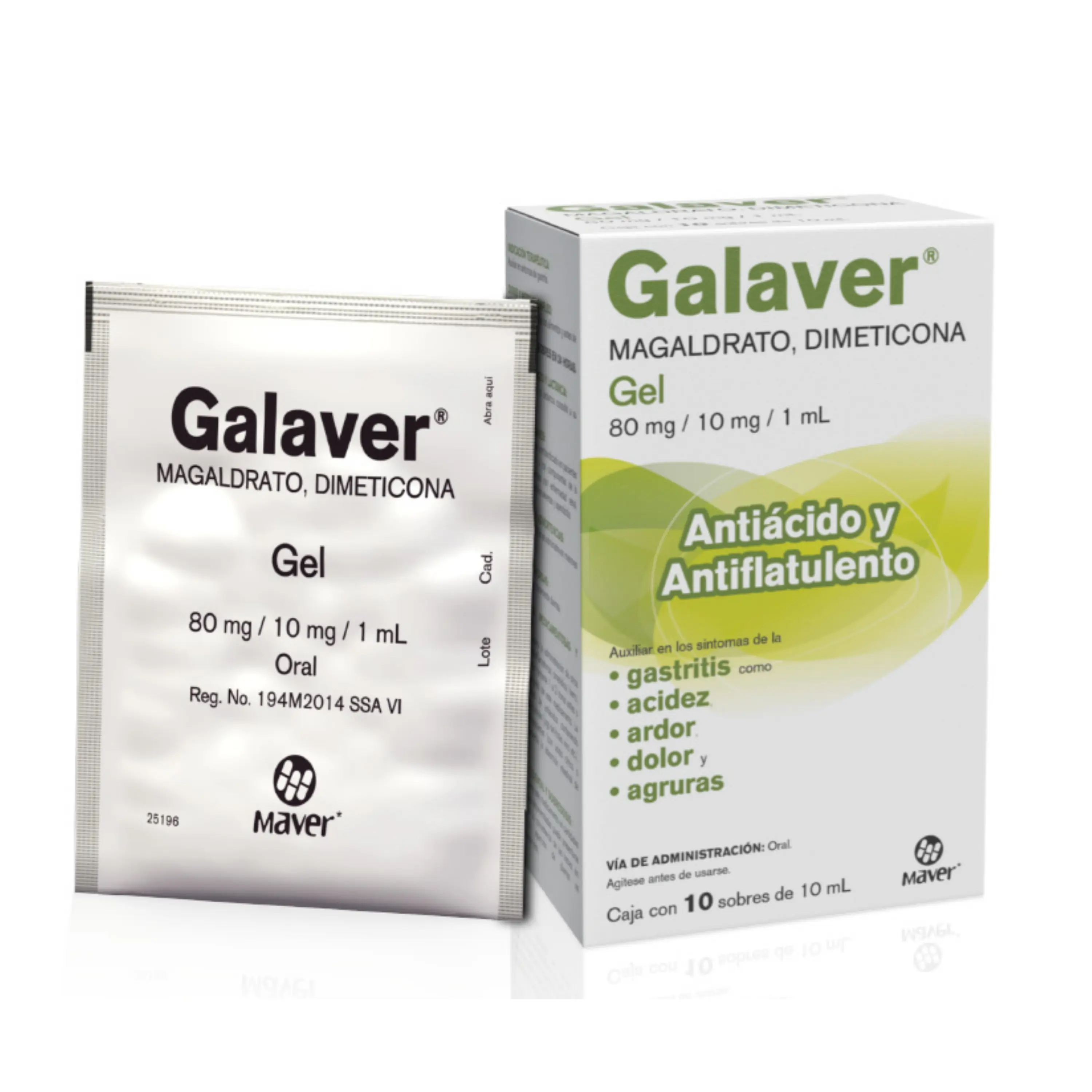GALAVER GEL C/10 SOBRES