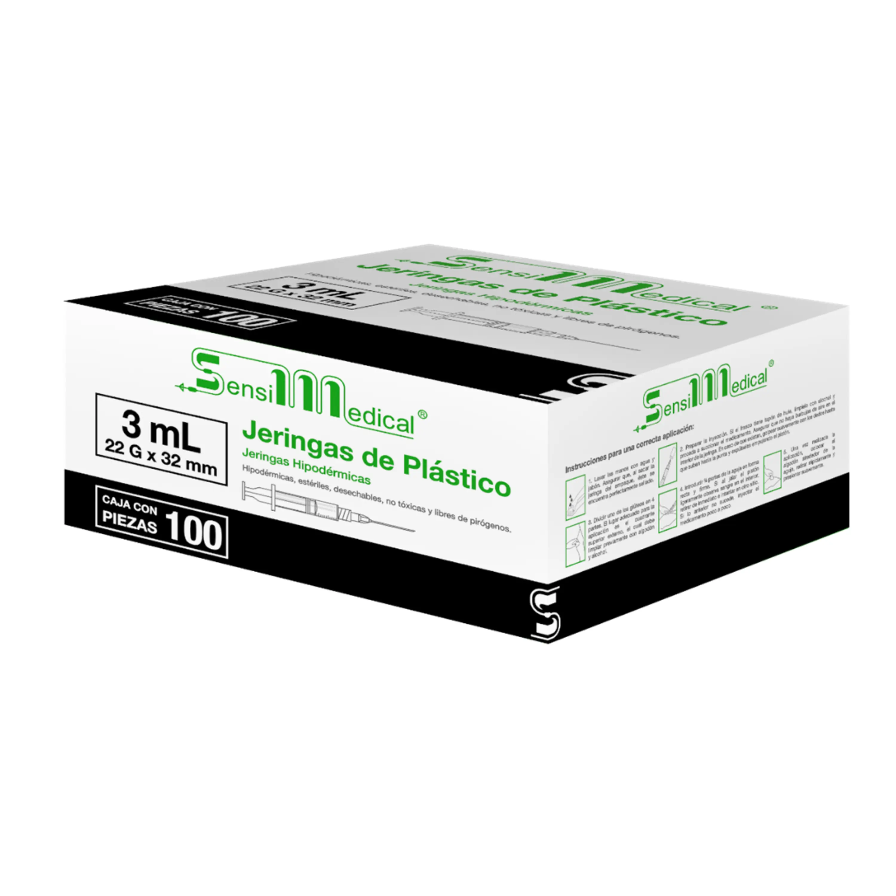 JERINGA 3ML NEGRA