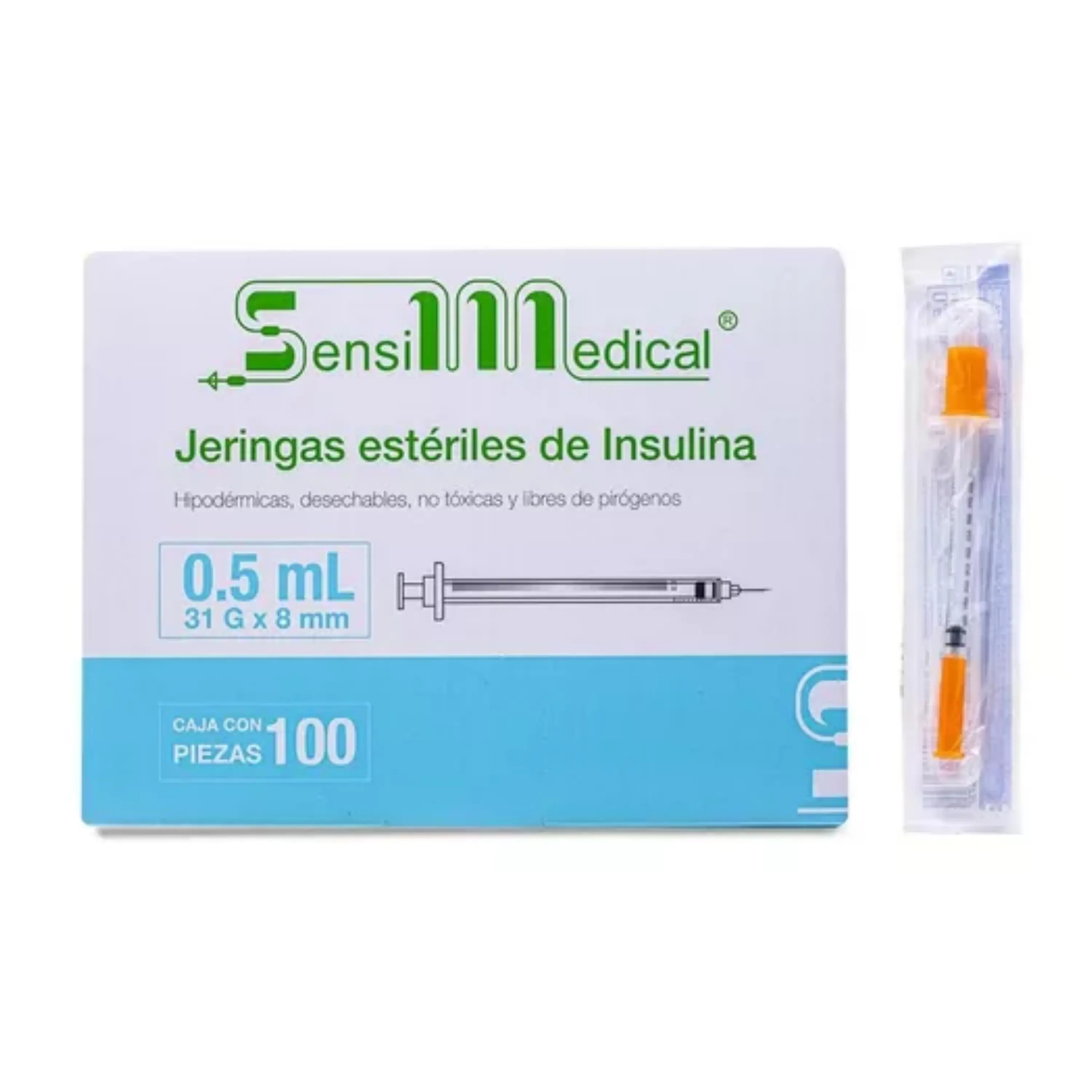 JERINGA INSULINA 0.5ML 31G X 8MM