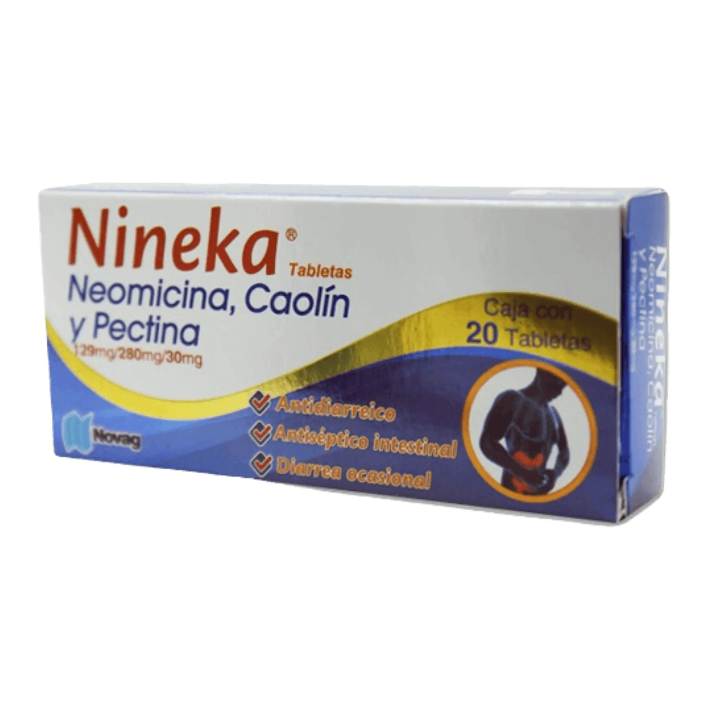 NINEKA 129/ (NEOMICINA, CAOLIN Y PECTINA)