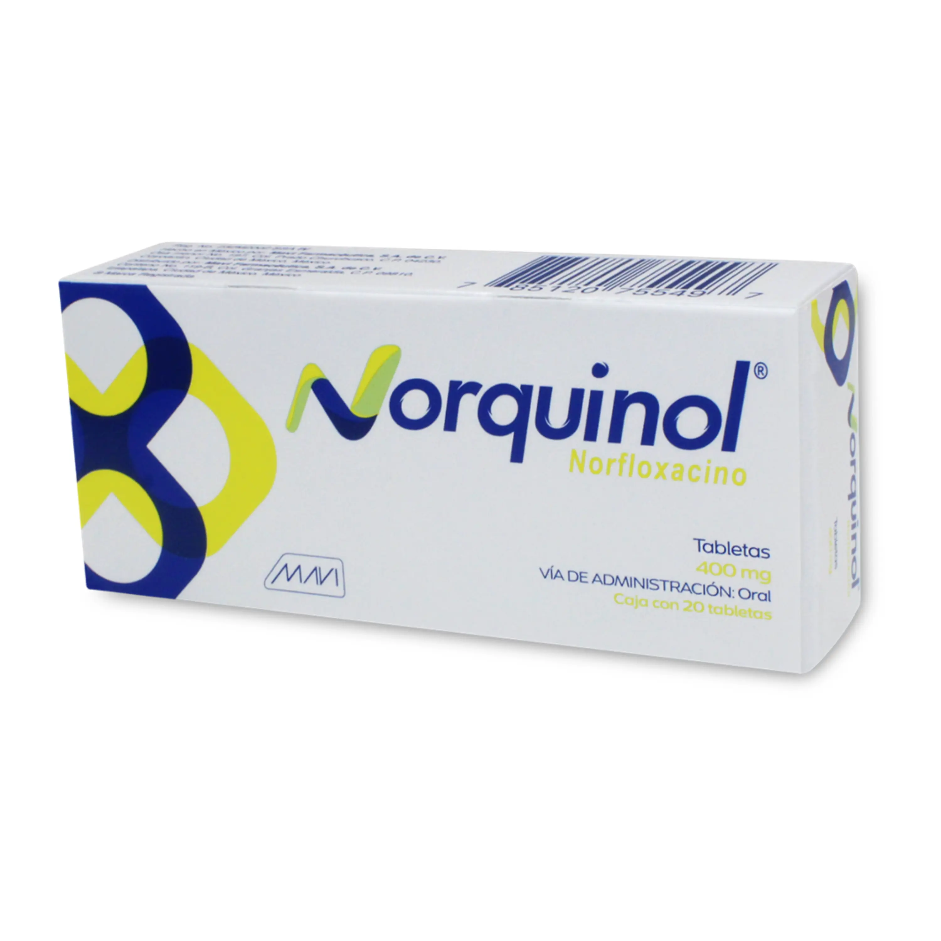 NORQUINOL 400MG GRAG