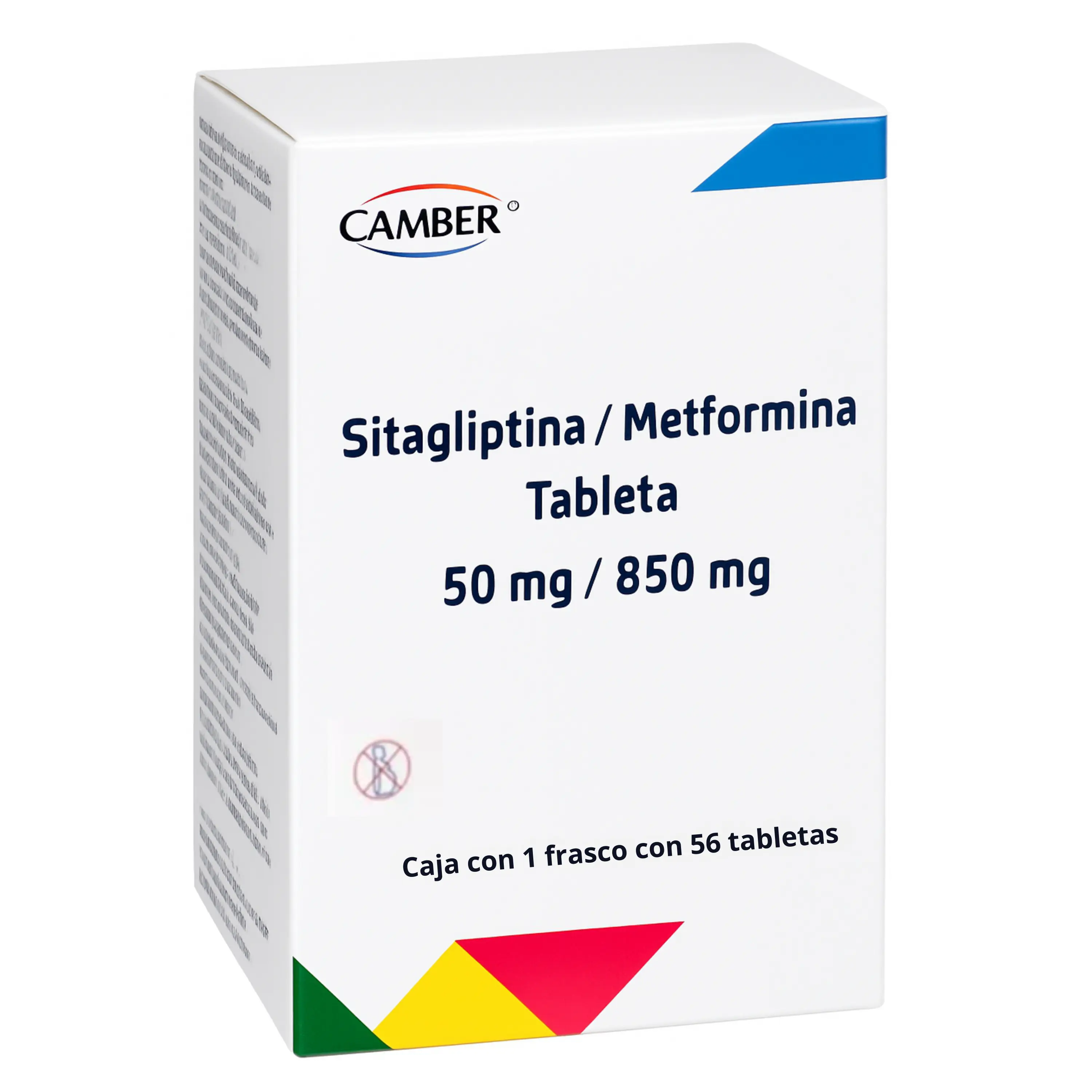 SITAGLIPTINA/METFORMINA 50MG/850MG