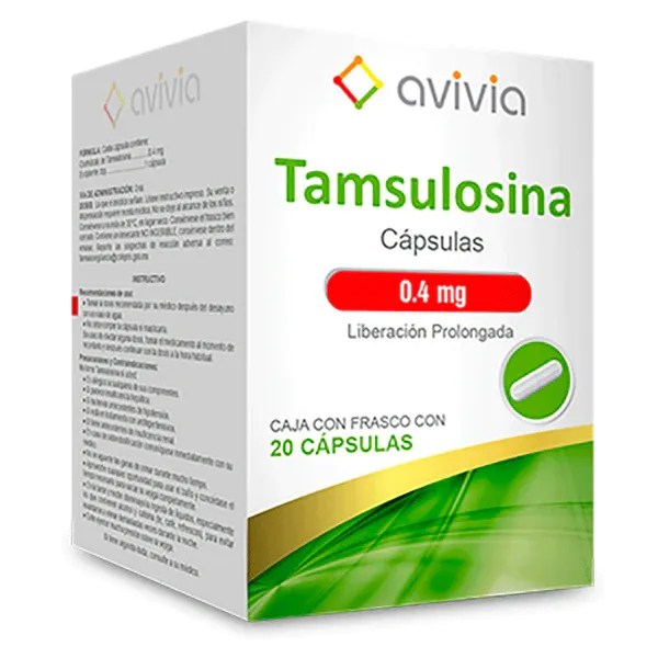 TAMSULOSINA 0.4 MG LP