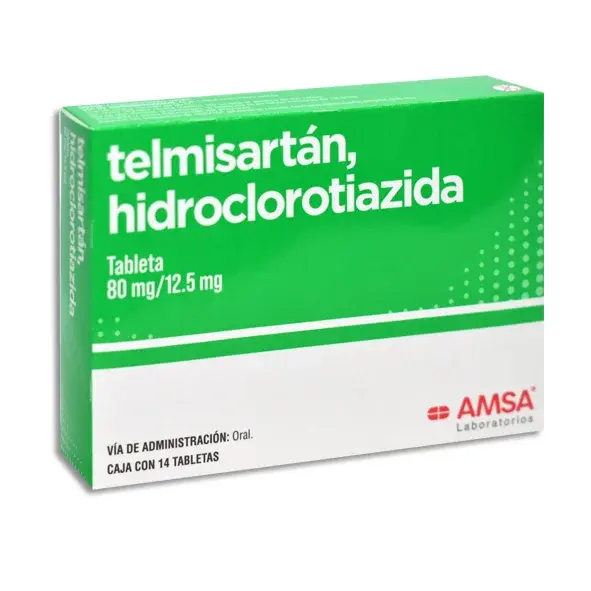 TELMISARTAN, HIDROCLOROTIAZIDA 80 MG/12.5 MG C/14 TABS