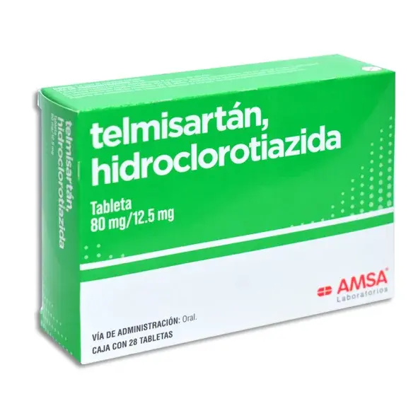 TELMISARTAN, HIDROCLOROTIAZIDA 80 MG/12.5 MG C/28 TABS