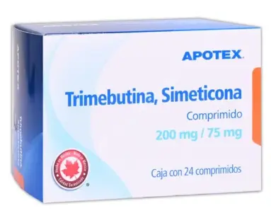 TRIMEBUTINA/SIMETICONA COMPR (APOTEX)