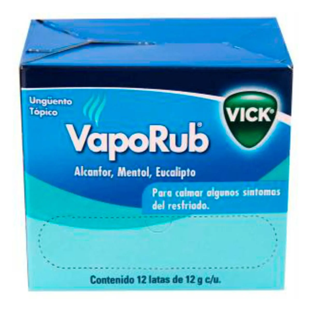 VICK VAPORUB UNGÜENTO LATAS DE 12GR