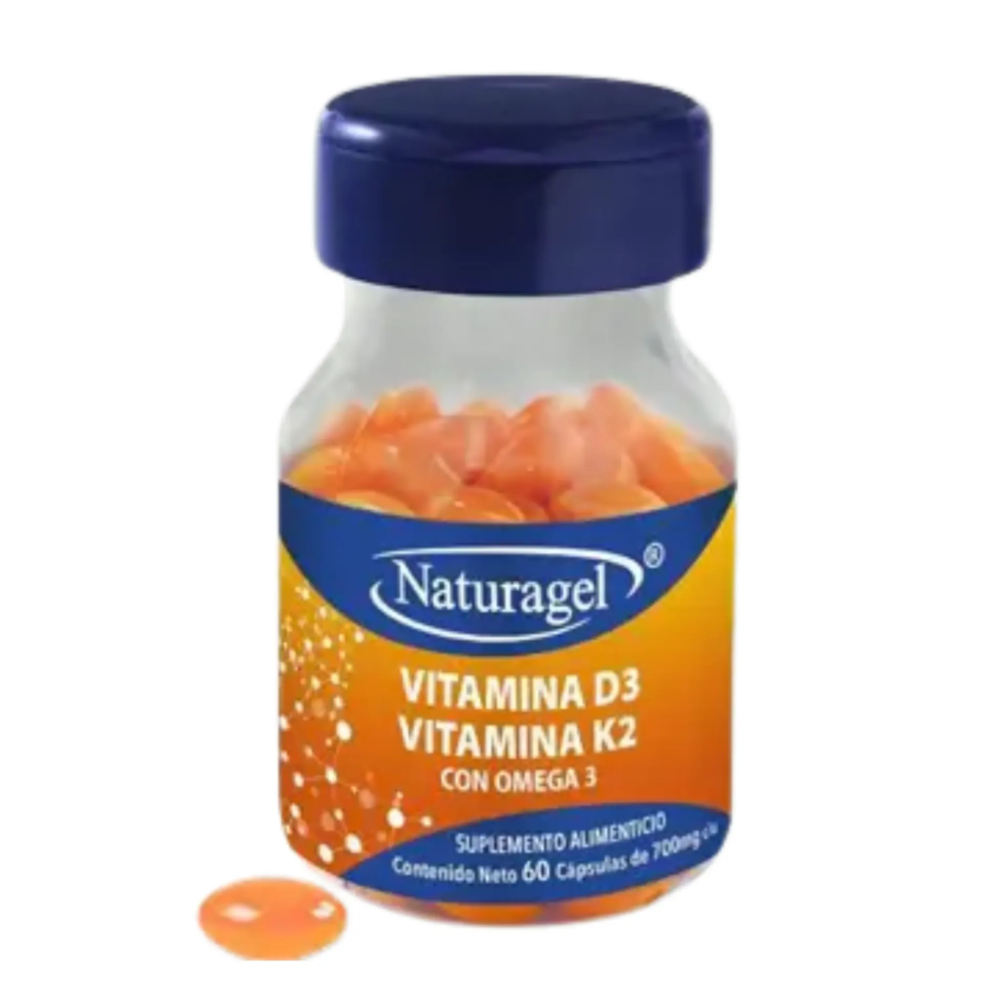 VITAMINA D3, VITAMINA K2 C/OMEGA 3, 700MG