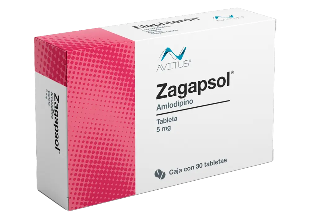 ZAGAPSOL 5MG (AMLODIPINO)