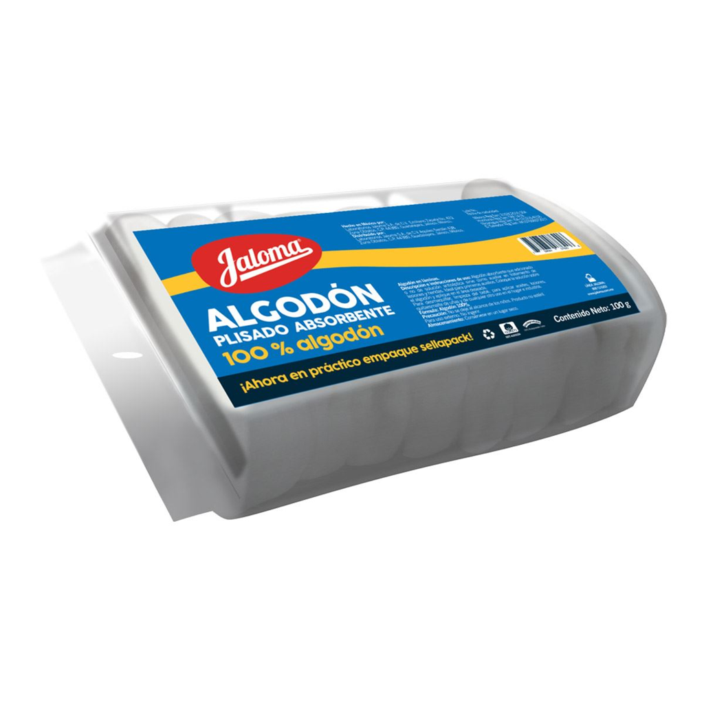 ALGODON ABSORBENTE PLISADO C/100 G