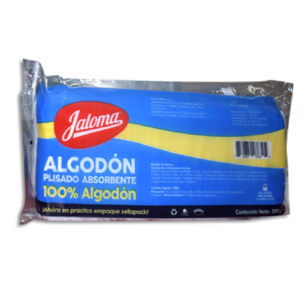 ALGODON ABSORBENTE PLISADO C/300 G