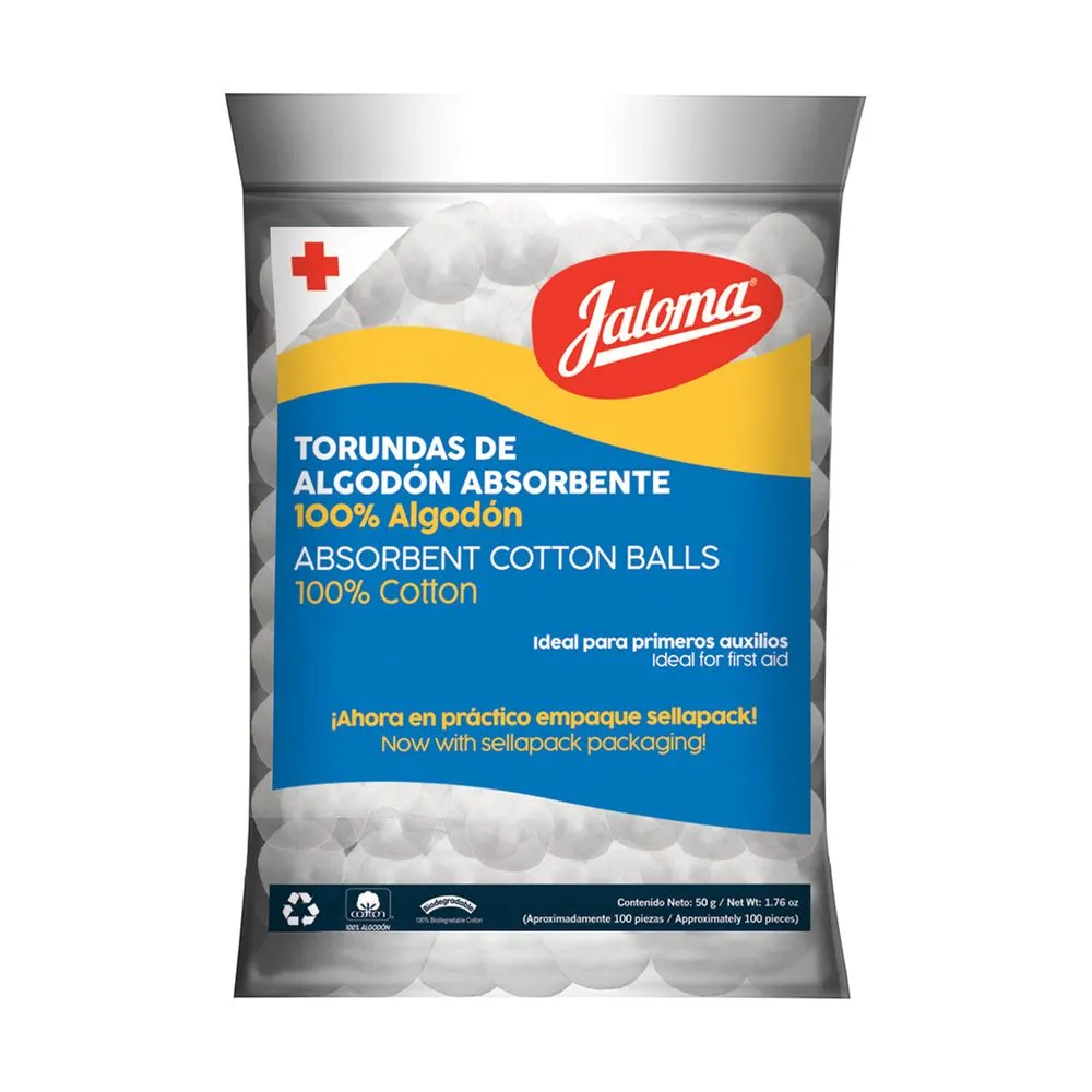ALGODON TORUNDA PAQUETE C/500 G