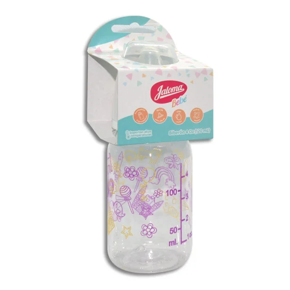 BIBERON DECORADO UNISEX 4 ONZAS