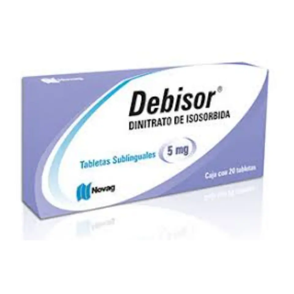 DEBISOR SUBLINGUAL 5 MG