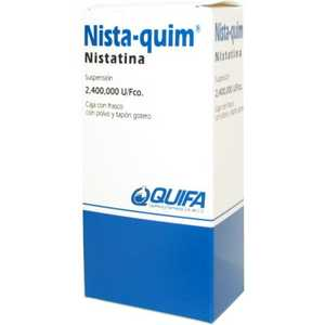 NISTAQUIM SUSPENSIÓN 2400 U - NISTATINA