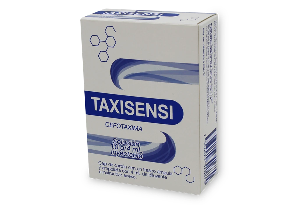 TAXISENSI 1 GR IM/IV Y DIL (CEFOTAXIMA)