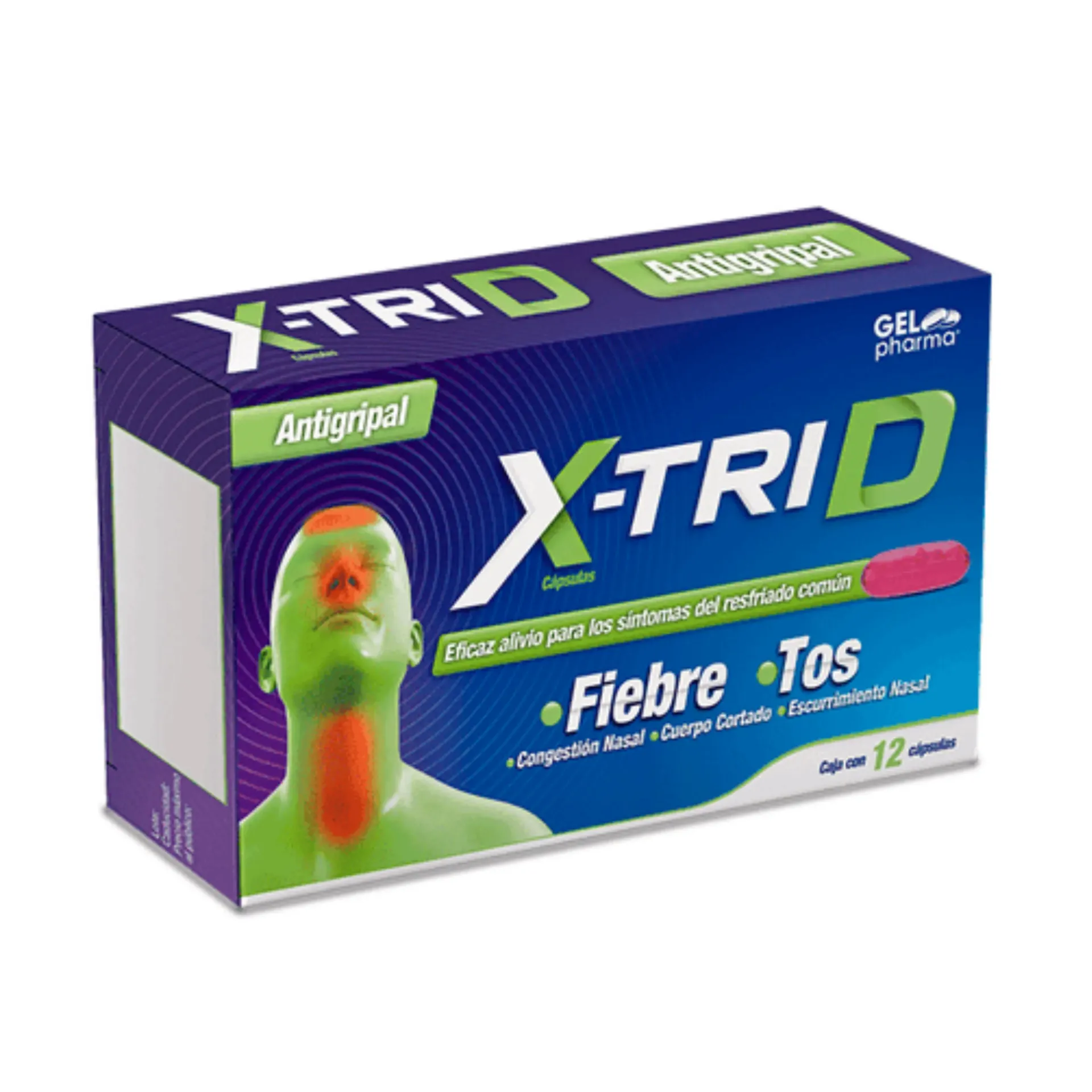 X-TRI-D 250/15/ - DEXTRO/FENILE/CLORFEN/PARAC